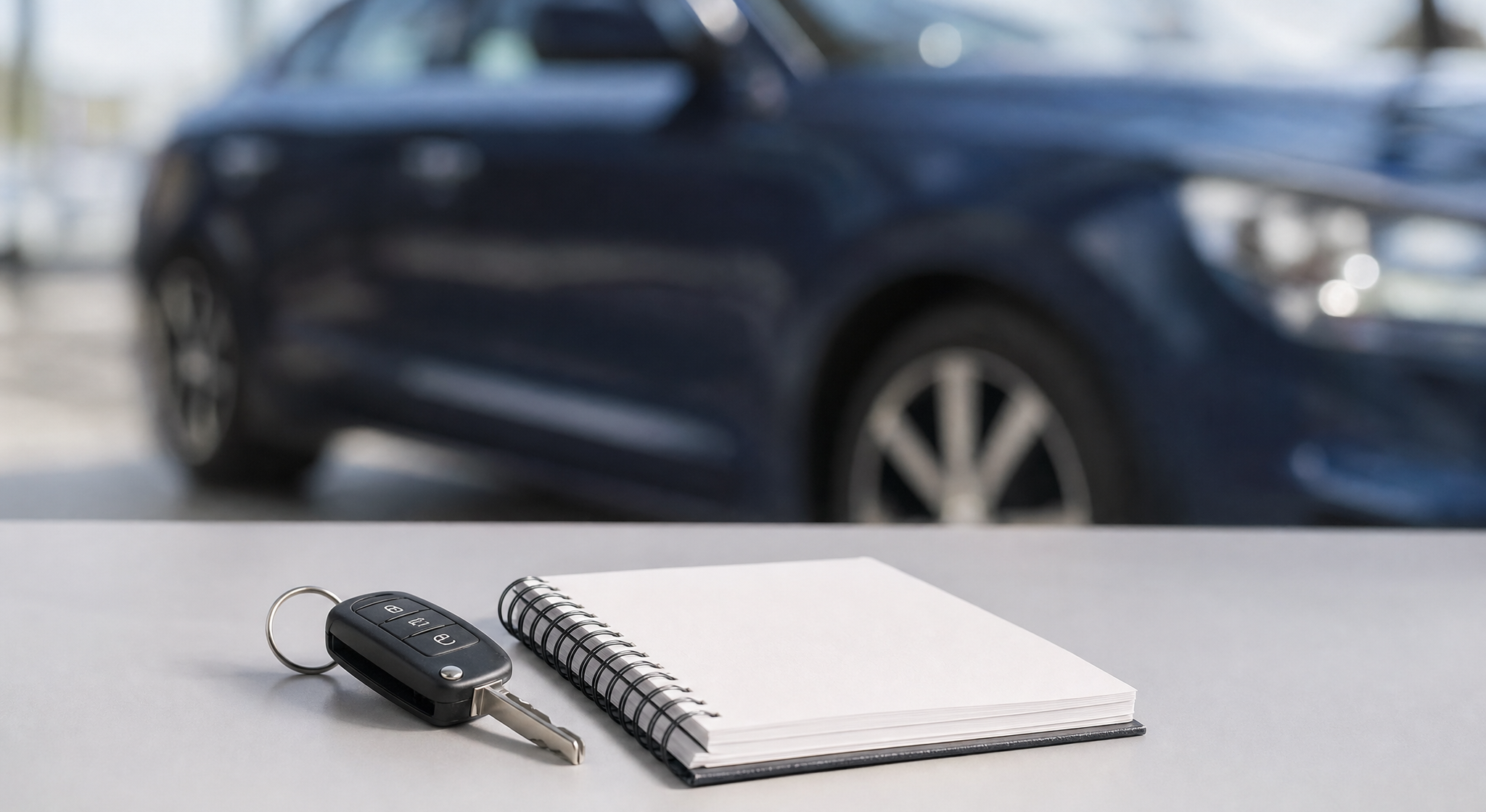 Ilustración conceptual de la elección de un coche.